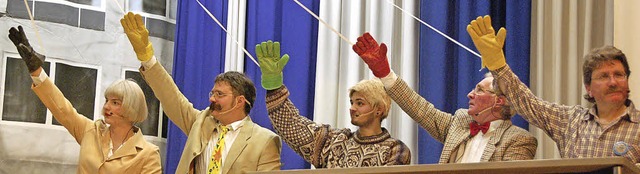 Als Marionetten, wie hier beim Zunftab...r Entmachtung des Gemeinderats fhren.  | Foto: Archivbild: Jochen Fillisch