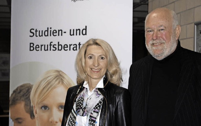 Johanna Speckmayer und Gnter Michel w...r fr eine Duale Ausbildung gewinnen.   | Foto: Mink