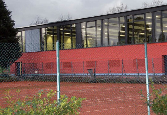 Die neue Ballsporthalle in unmittelbar...soll ohne Namenspatenschaft auskommen.  | Foto: Frank Kiefer