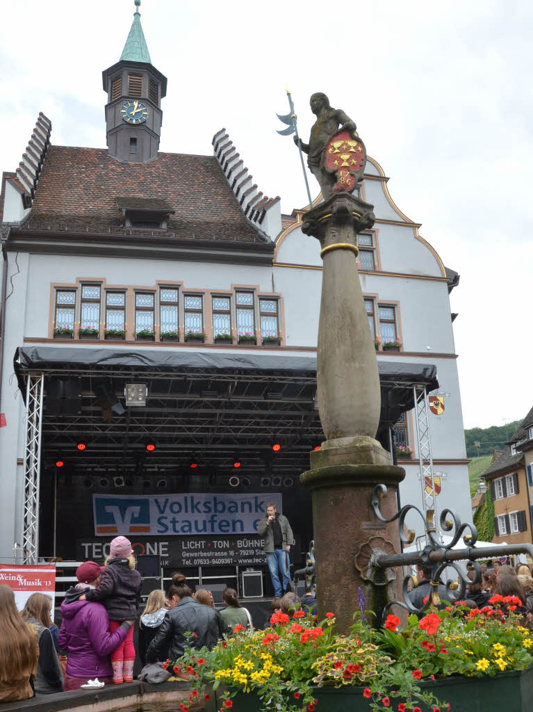 Acht Gruppen, eine Solistin und drei Show-Acts sorgten beim Streetdance-Wettbewerb auf der Marktplatzbhne in Staufen fr begeisterten Jubel