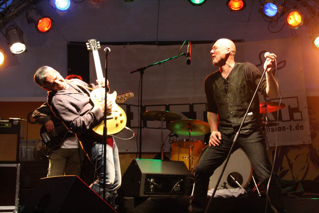 Heie Musik bei khlen Temperaturen gab es an den drei Tagen der Open-Air-Veranstaltung Wein und Musik in Staufen.