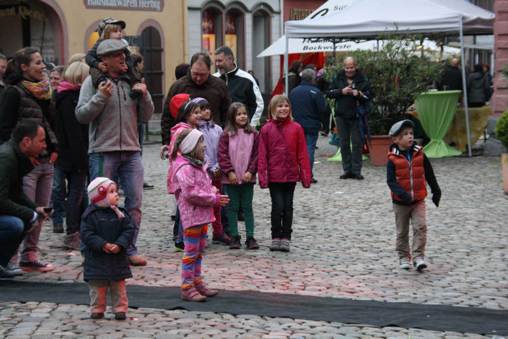 Heie Musik bei khlen Temperaturen gab es an den drei Tagen der Open-Air-Veranstaltung Wein und Musik in Staufen.