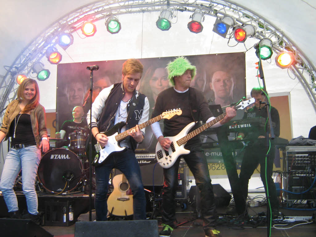 Heie Musik bei khlen Temperaturen gab es an den drei Tagen der Open-Air-Veranstaltung Wein und Musik in Staufen.