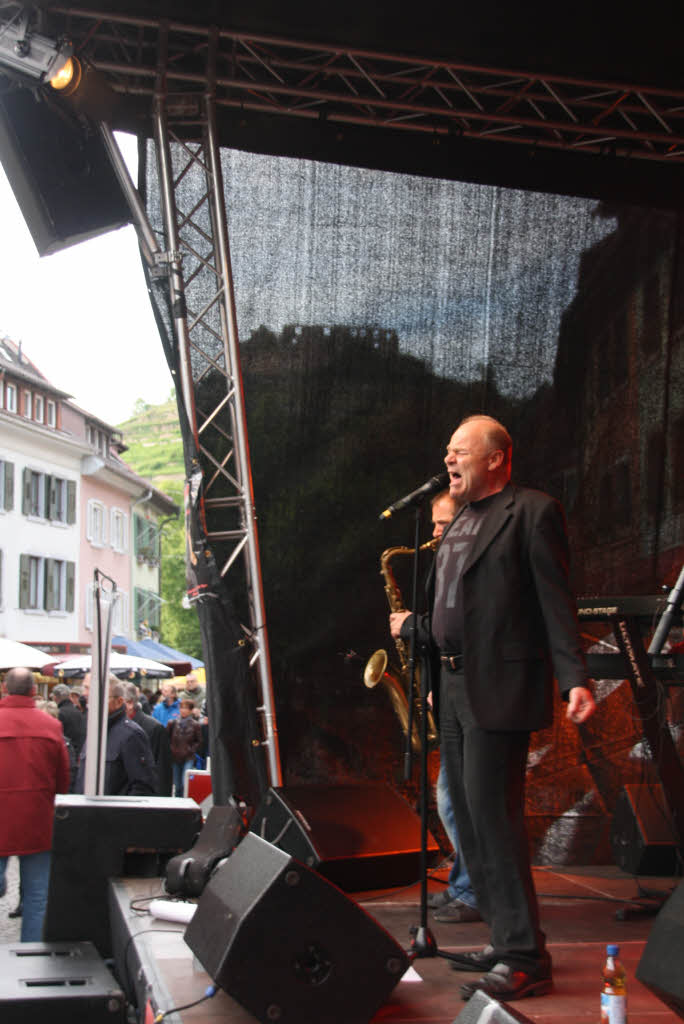 Heie Musik bei khlen Temperaturen gab es an den drei Tagen der Open-Air-Veranstaltung Wein und Musik in Staufen.