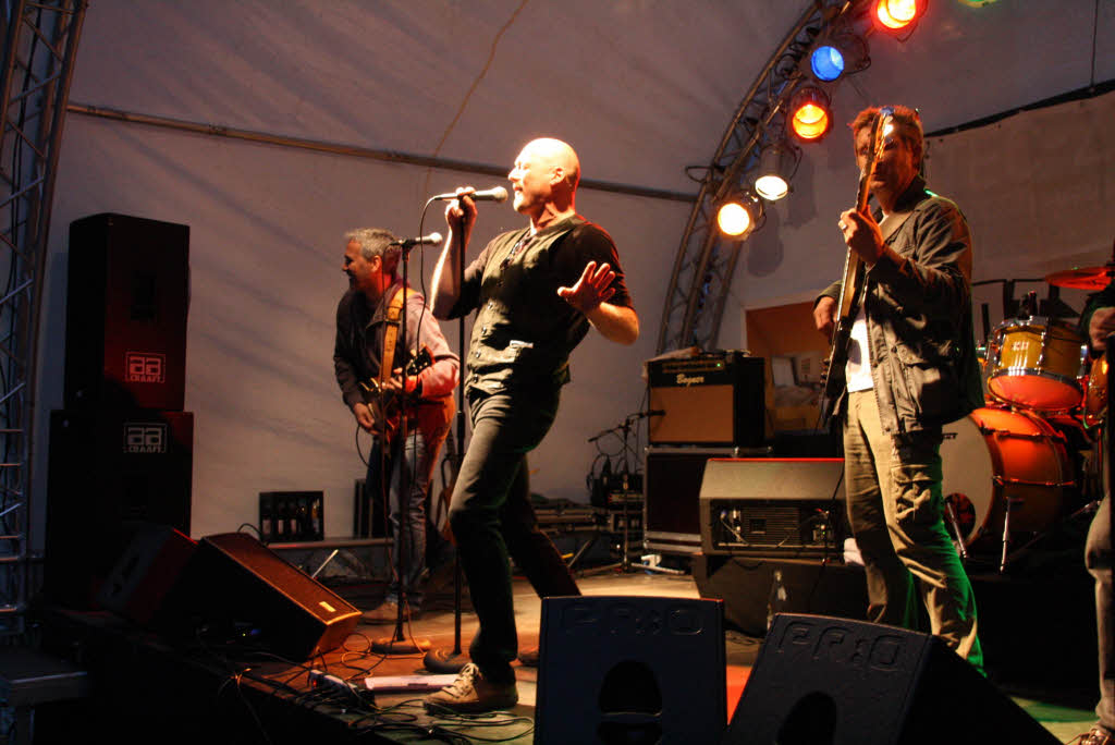 Heie Musik bei khlen Temperaturen gab es an den drei Tagen der Open-Air-Veranstaltung Wein und Musik in Staufen.