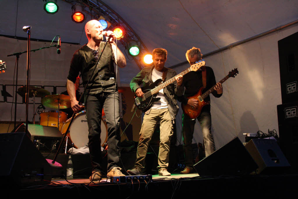 Heie Musik bei khlen Temperaturen gab es an den drei Tagen der Open-Air-Veranstaltung Wein und Musik in Staufen.