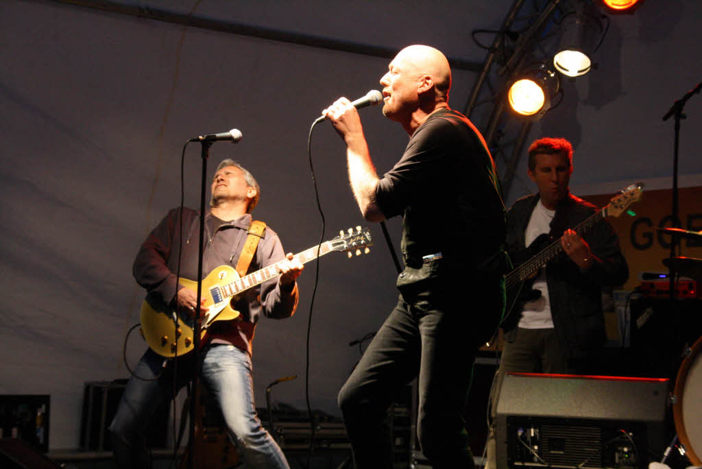 Heie Musik bei khlen Temperaturen gab es an den drei Tagen der Open-Air-Veranstaltung Wein und Musik in Staufen.