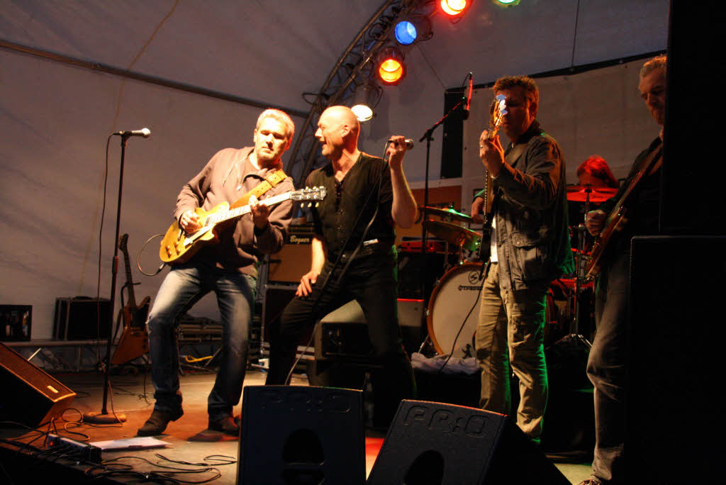 Heie Musik bei khlen Temperaturen gab es an den drei Tagen der Open-Air-Veranstaltung Wein und Musik in Staufen.