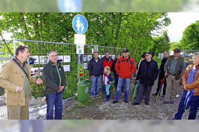 Schwimmsteg schafft auch Sicherheit