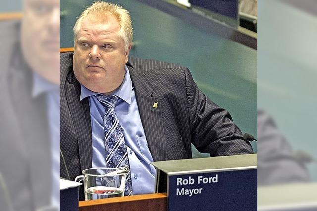 Torontos Bürgermeister mit Crack-Pfeife erwischt