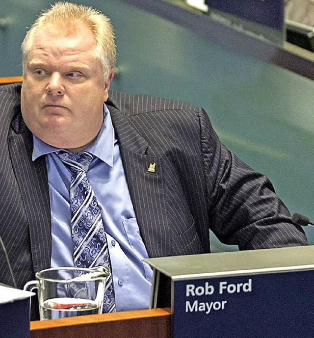 Eher eine Karikatur eines Brgermeisters: Rob Ford   | Foto: dpa