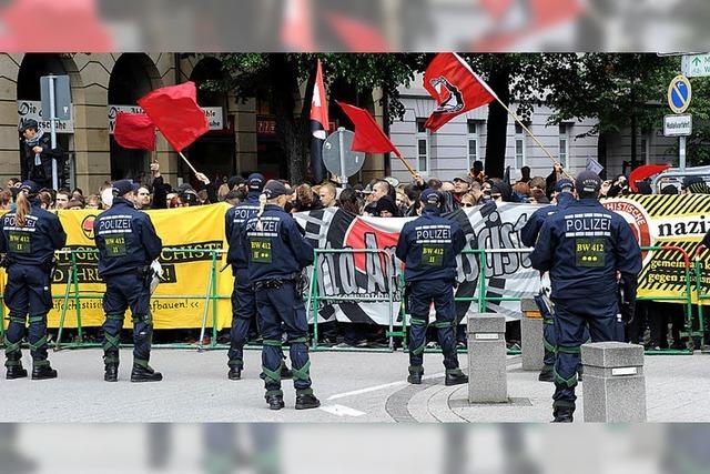 Nazi-Aufmarsch in Karlsruhe verhindert