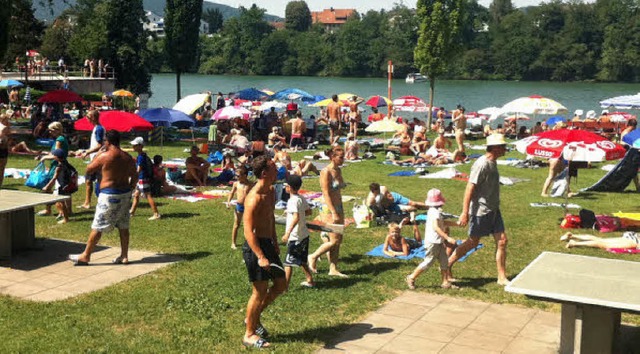 Das Strandbad in Rheinfelden/Schweiz i... Investition von 5 Millionen Franken.   | Foto: Valentin Zumsteg<KAL-Keyline></KAL-Keyline>