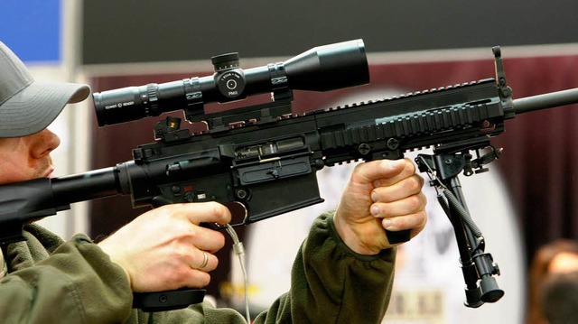 Verkaufen sich im Ausland gut: Kleinwaffen aus Deutschland (Symbolbild).  | Foto: dpa