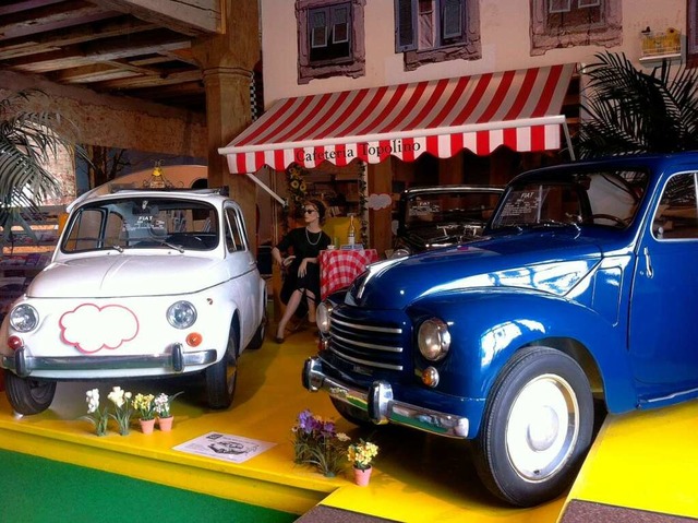 Fiat 500 und der &#8222;Topolino&#8220...ie ersten Italienreisen der Deutschen.  | Foto: Hans-Henning Kiefer