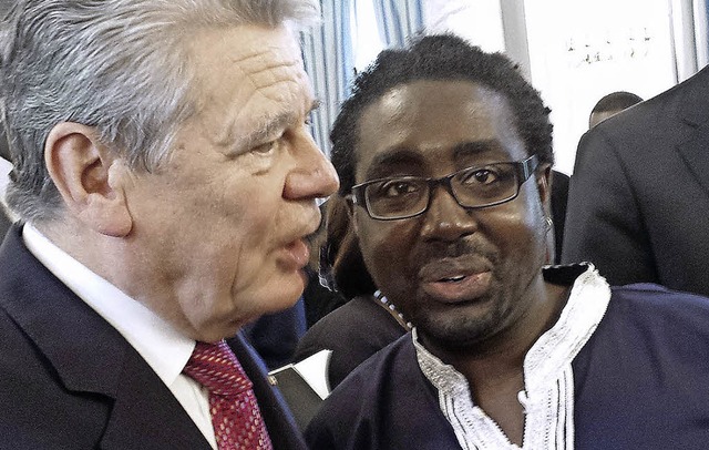 Joachim Gauck &amp; Raphael Kofi  | Foto: Privat