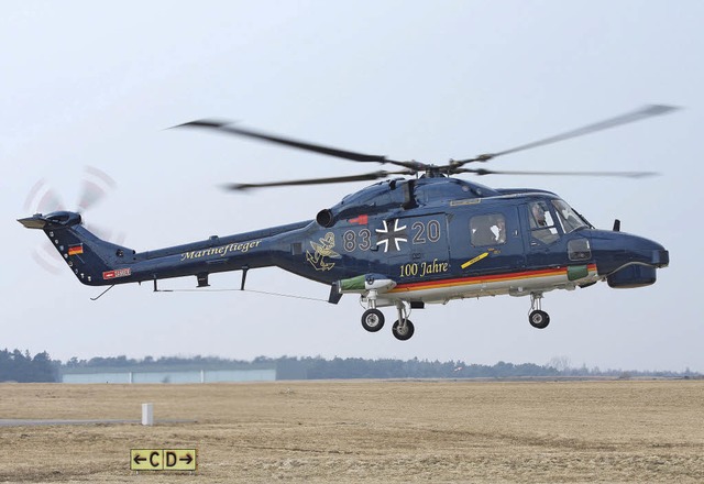 Der Hubschrauber Sea Lynx wird nach Kehl kommen.  | Foto: Veranstalter