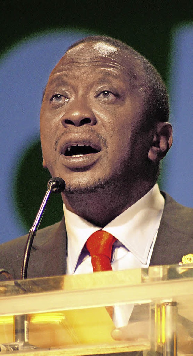 Ausgangspunkt fr die neuen Differenze...nianischen Prsidenten Uhuru Kenyatta   | Foto: dpa