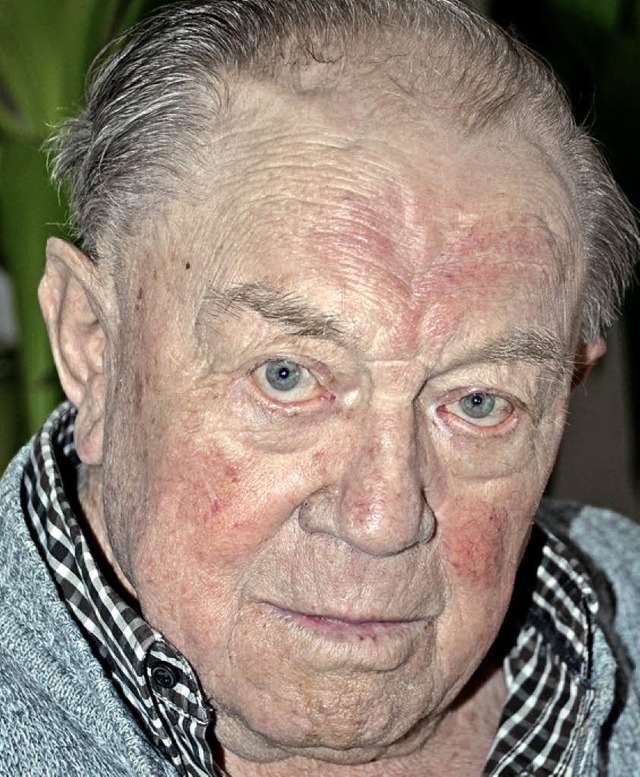 Oskar Landerer wurde in Kiechlinsbergen 90 Jahre alt.  | Foto: Roland Vitt