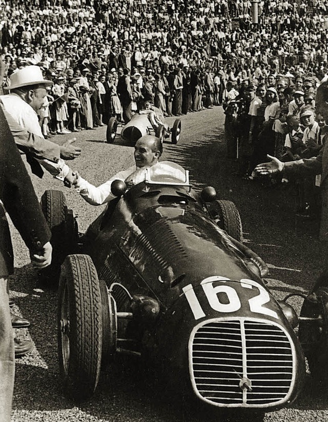 Paul Pietsch beim Schauinslandrennen im Jahr 1951.   | Foto: Motorpresse