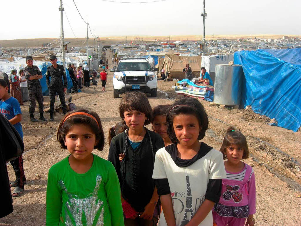 50000 syrische Flchtlinge leben in dem Camp nahe der Stadt Dohuk im Nordwesten Kurdistans.