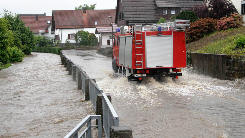 Hochwasser in Sasbach
