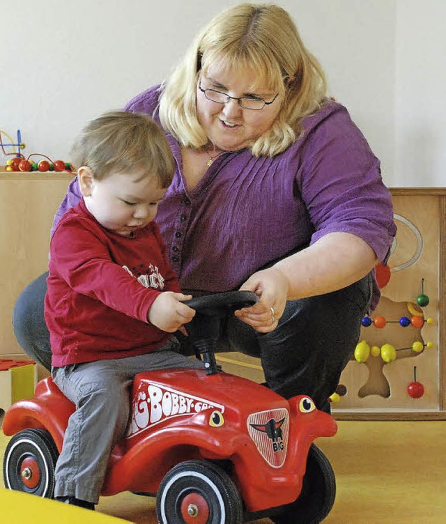 34 Prozent der Kinde runter drei Jahren sollen einen Krippenplatz erhalten.  | Foto: Maja Tolsdorf