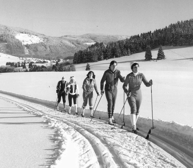 Flott unterwegs: Wintersport in den 1970ern   | Foto: landkreis