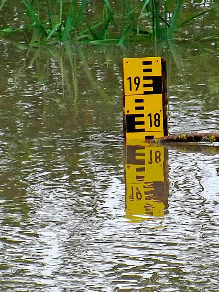 Hochwasseralarm bei Sasbach