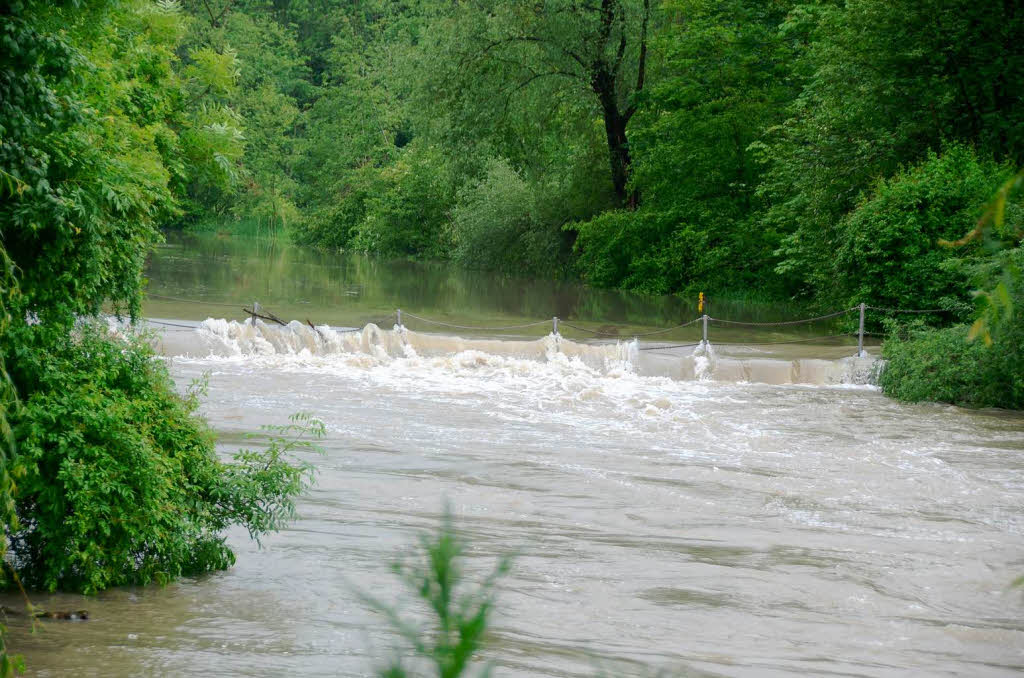 Wassermassen bei Sasbach