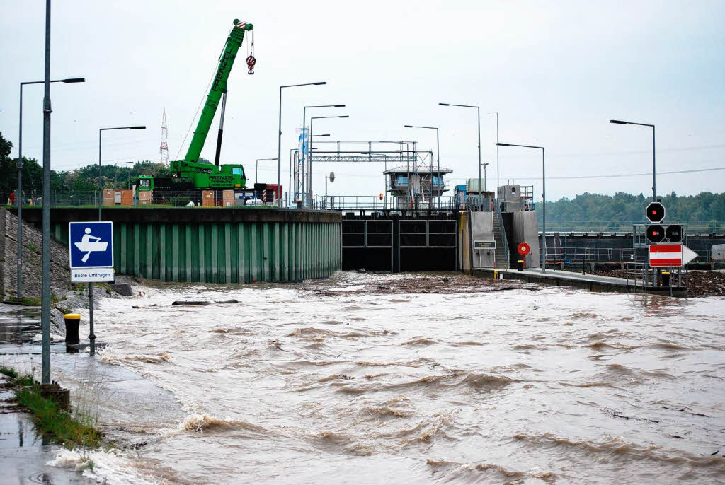 Impressionen vom Rheinhochwasser bei Breisach