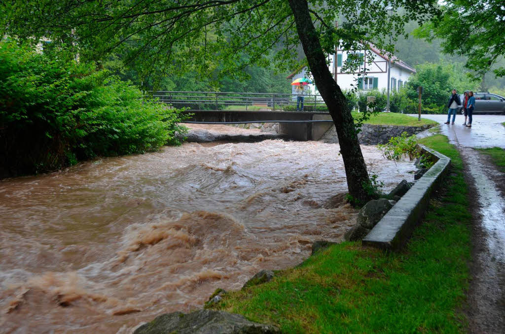 Das Hochwasser an der Kander und am Rhein, wie es die BZ-Redakteure und unsere Leser sahen.