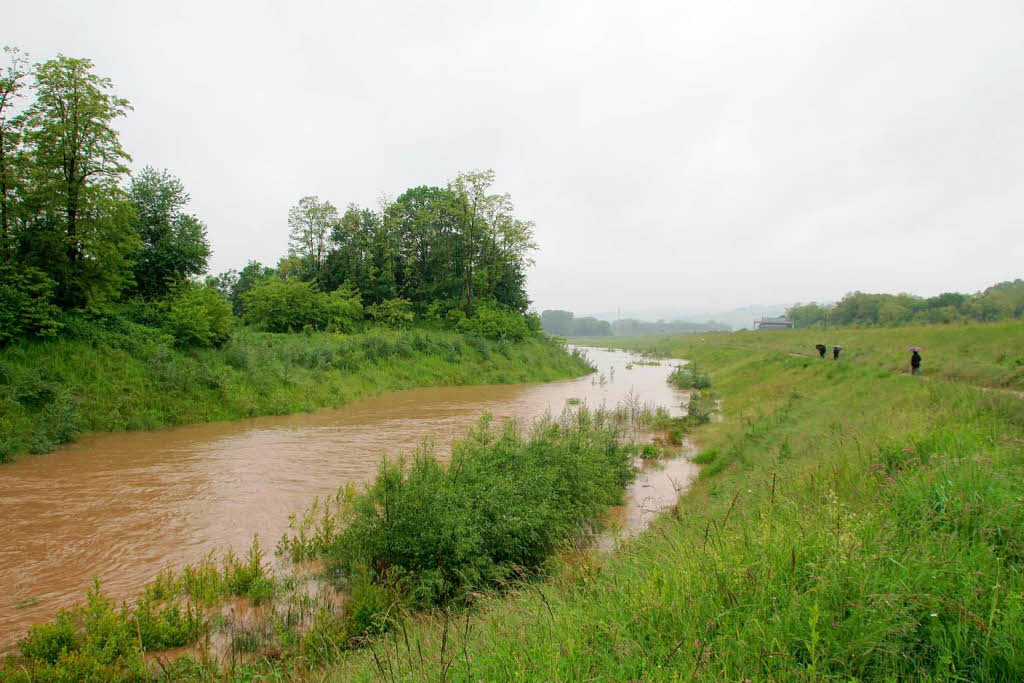 Das Hochwasser an der Kander und am Rhein, wie es die BZ-Redakteure und unsere Leser sahen.