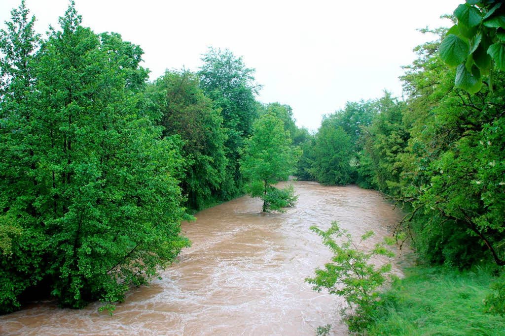 Das Hochwasser an der Kander und am Rhein, wie es die BZ-Redakteure und unsere Leser sahen.