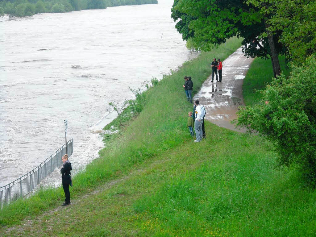 Das Hochwasser an der Kander und am Rhein, wie es die BZ-Redakteure und unsere Leser sahen.