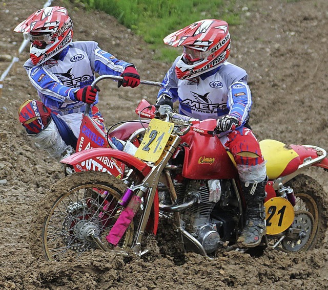 Die Schopfheimer Martin Sutter und Franz Frech  | Foto: Hans-Jrgen Hege