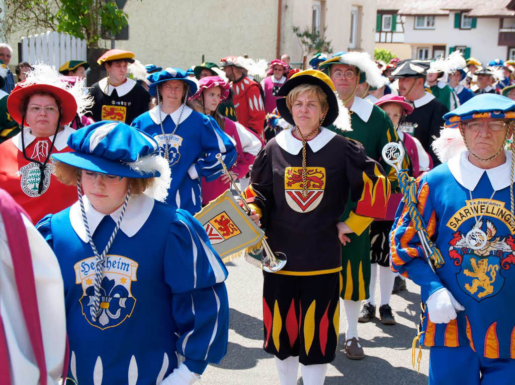 Festumzug beim Fanfarenzug Weisweil