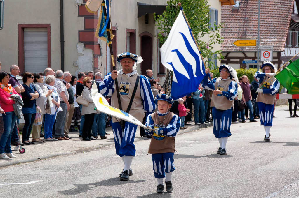 Festumzug beim Fanfarenzug Weisweil