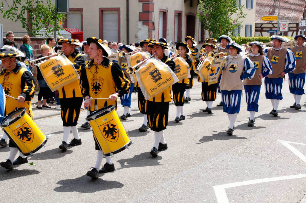 Festumzug beim Fanfarenzug Weisweil