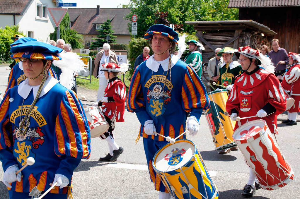 Festumzug beim Fanfarenzug Weisweil