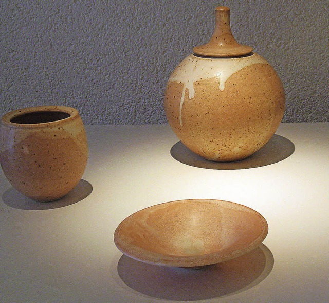 Keramikobjekte von Max Zwissler  | Foto: D. Mller-Barbian