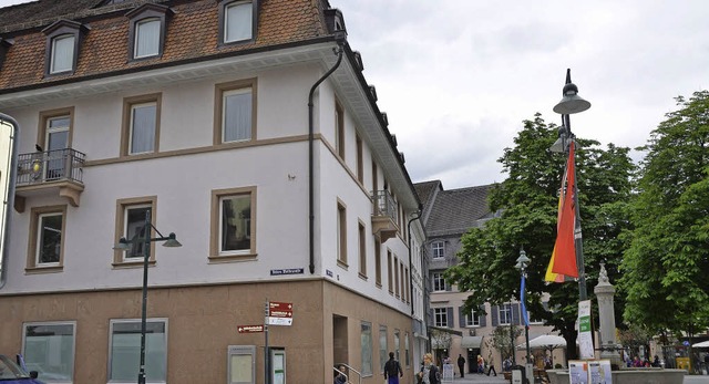 Fr das Haus, das frher das Gasthaus ...Buchhandlung als Mieterin vorgesehen.   | Foto: Sabine Ehrentreich