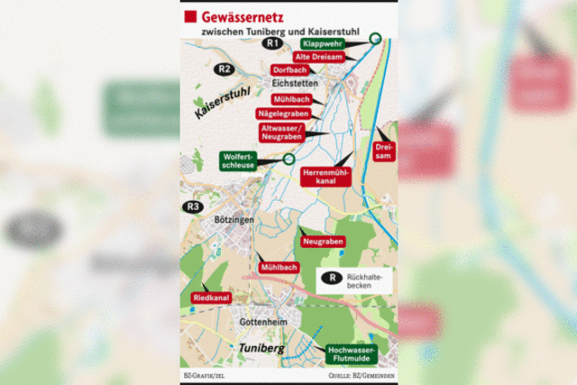 Hochwasserschutz an Kaiserstuhl und Tuniberg funktioniert
