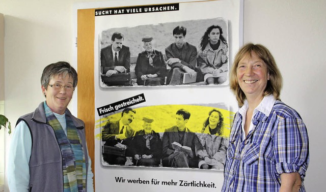 Katharina Uehlin (links) und Roswitha ...-Birk laden zum Informationsabend ein.  | Foto: jrn kerckhoff