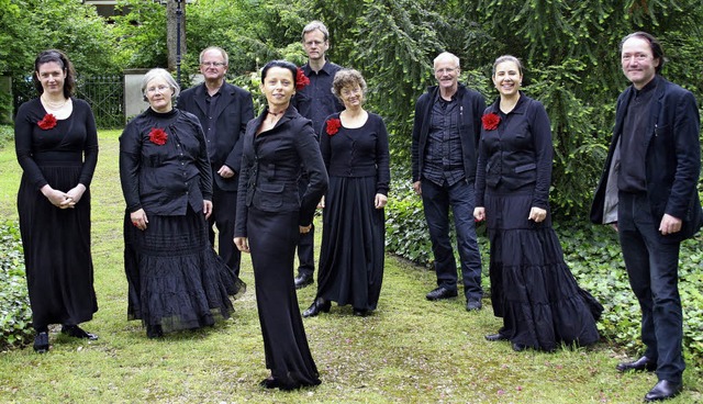 Das Vokalensemble Heinrich Schtz tritt im Weiler Dreilndergarten auf.   | Foto: Veranstalter