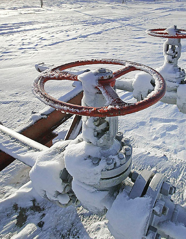 Gas fr Europa: Gasfrderanlage in Sibirien   | Foto: DPA