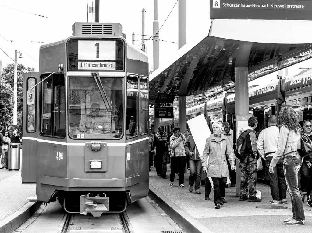 Schwarz-weiß steht Basel gut. Schwarz-weiß steht Basel gut.