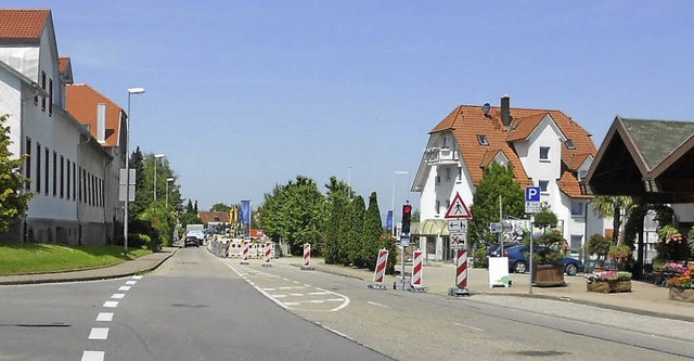 Aufgrund der Erschlieungsarbeiten fr... die Forchheimer Strae und die L 113.  | Foto: Stadt Endingen