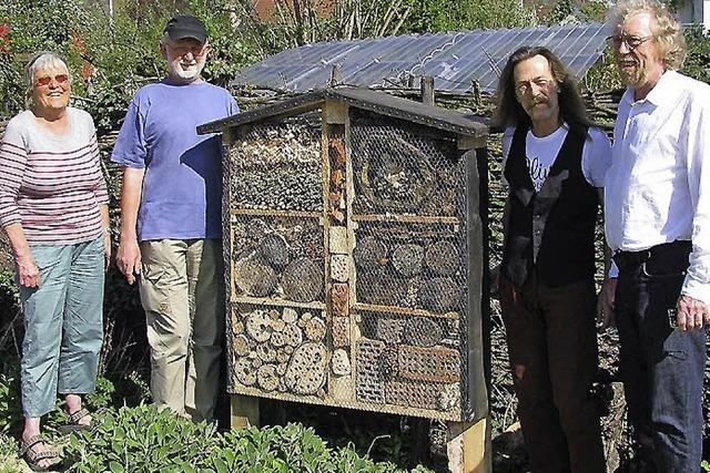 Ein schmuckes Hotel für wilde Bienen