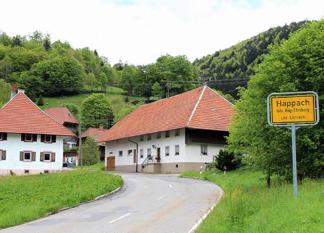 Happach im Hinterhag, einer der elf Or... dieses Jahr das 900-jhrige Bestehen.  | Foto: Hermann Jacob/paul Berger